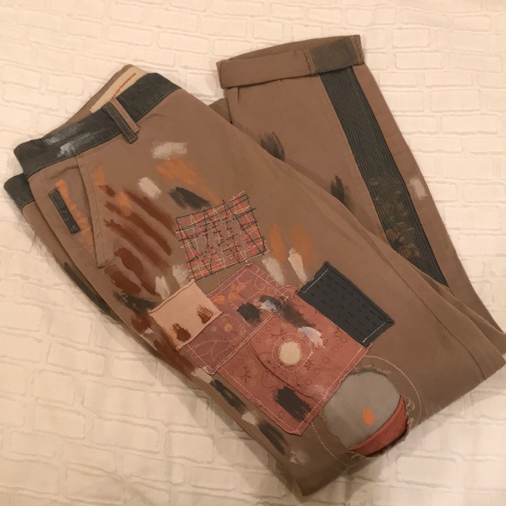 Funky Pilcro and Letterpress patchwork pants